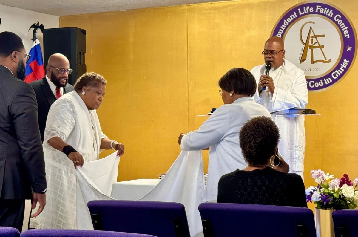 Our church family gathered together